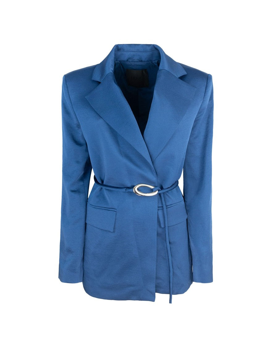 Liu Jo Belted Blazer – Blue