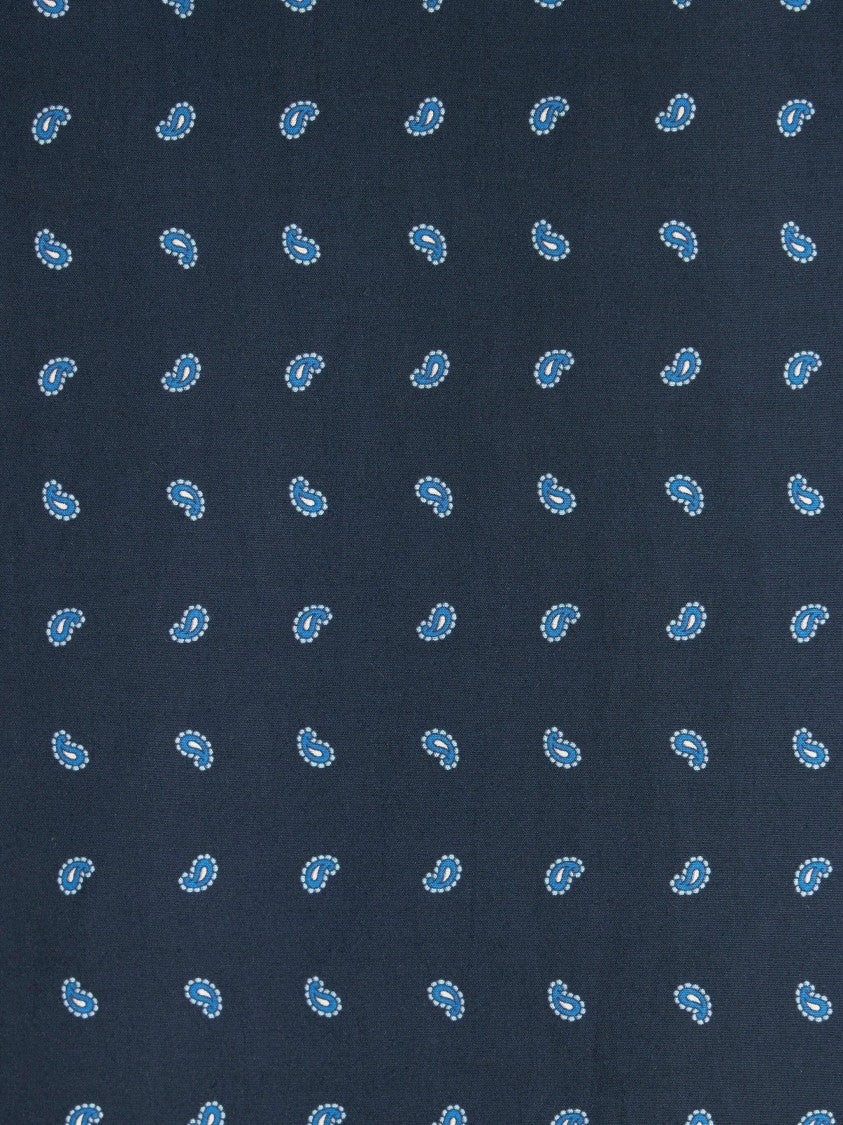 Etro Paisley-Patterned Long Sleeve Shirt With Classic Collar