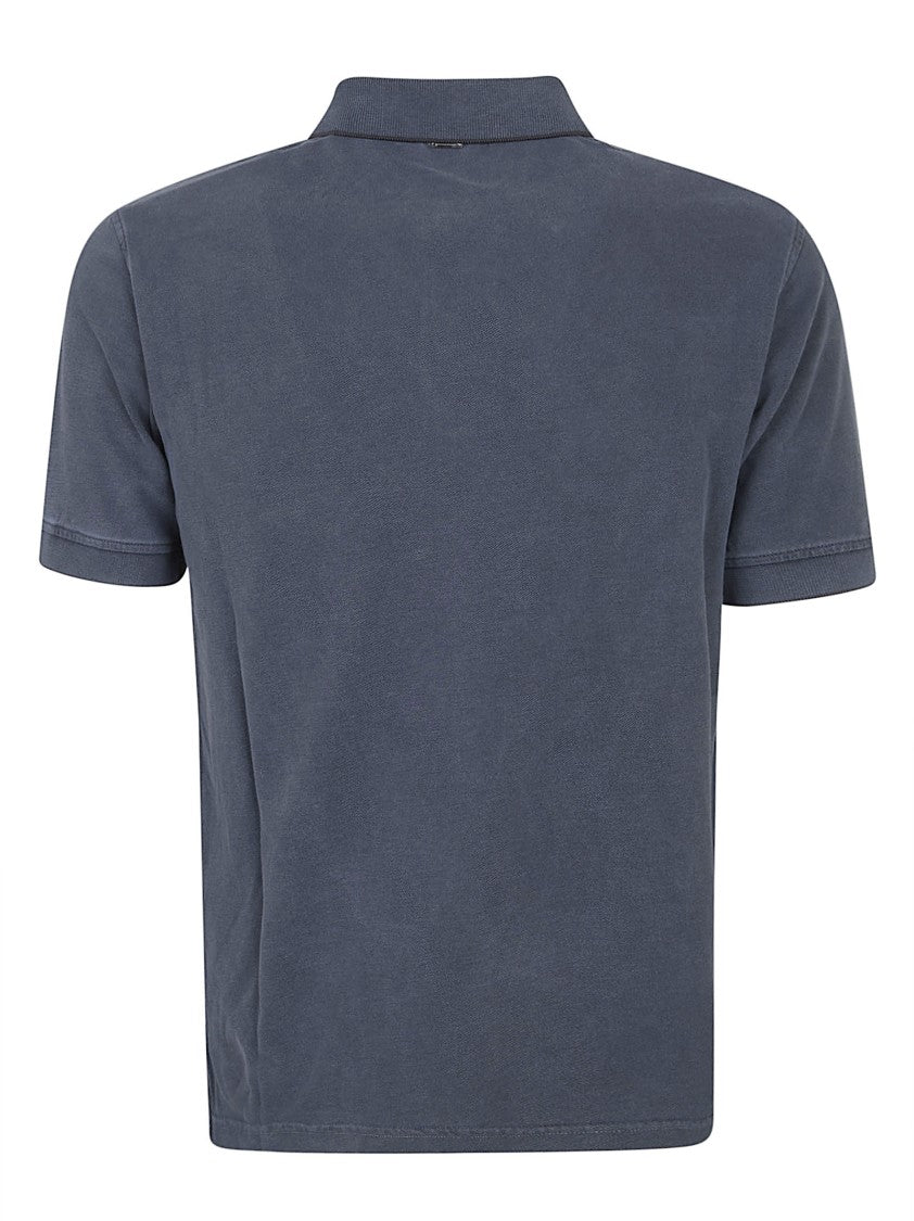 Herno Short-Sleeve Polo Shirt With Embroidered Logo