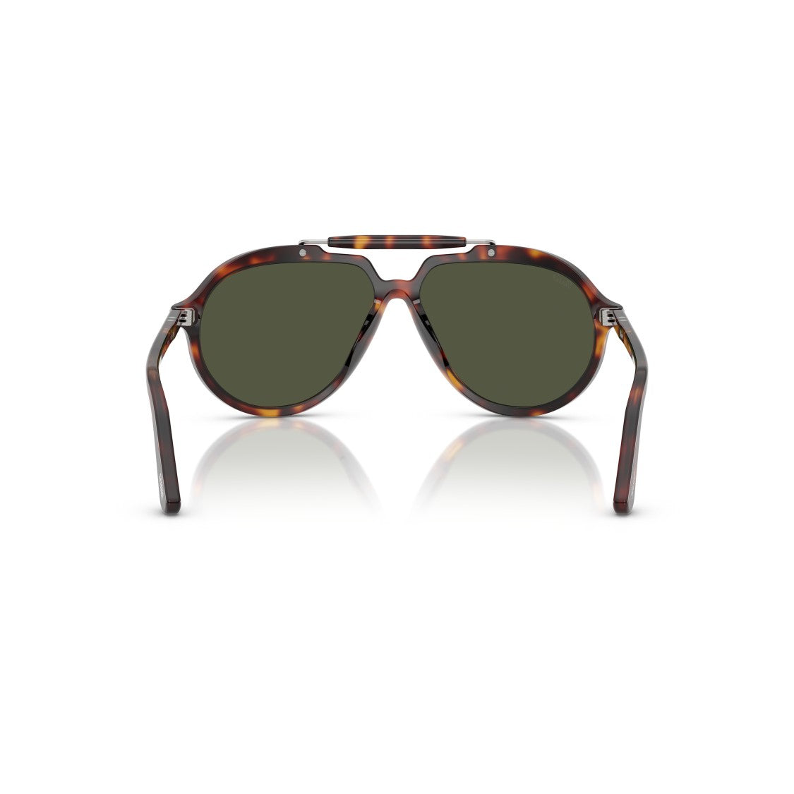 Persol 0Po0202s Tortoiseshell Aviator Sunglasses With Double Bridge