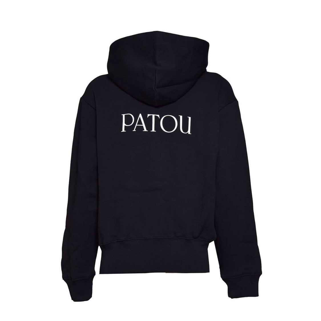 Patou Black Cotton Hoodie