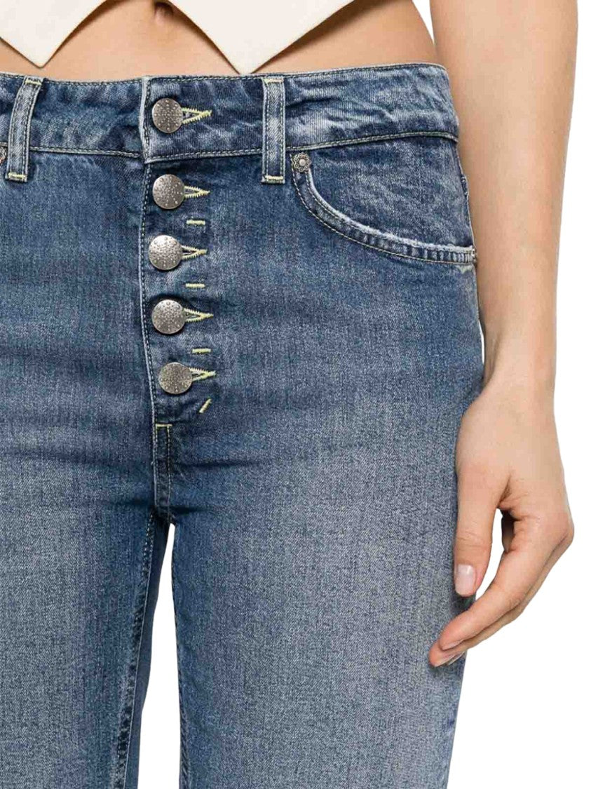 Dondup Mid-Rise Jeans With Button Fly