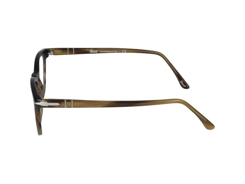 Persol Eyeglasses Persol 0Po3258v 1135 Striato Marrone 48/21/145
