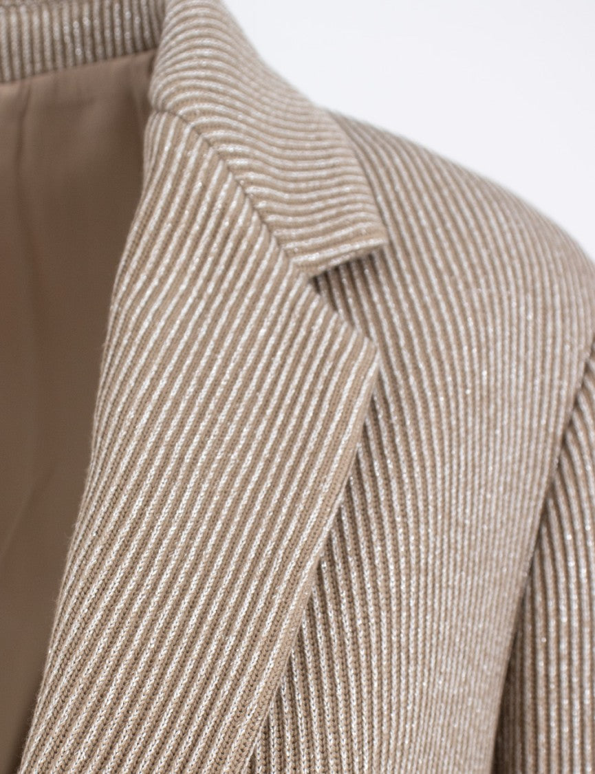 Brunello Cucinelli Cotton And Viscose Knit Jacket
