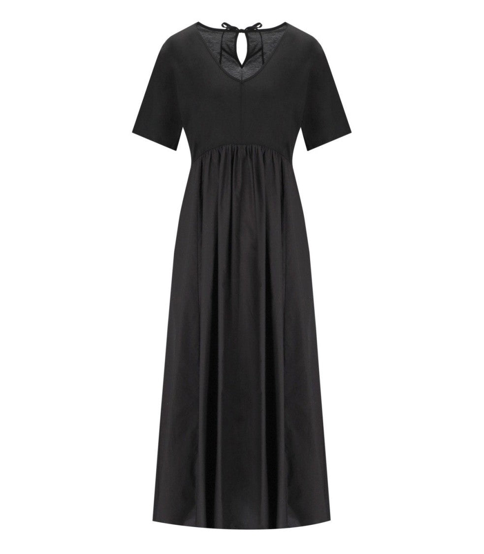 Max Mara Bronzo Black Long Dress