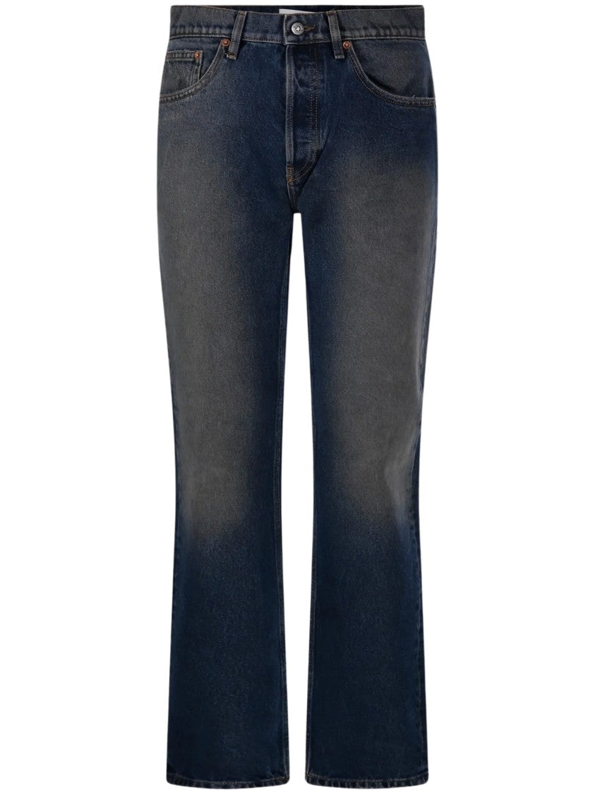 Golden Goose Straight-Leg Cotton Denim Trousers With Classic Five-Pocket Design
