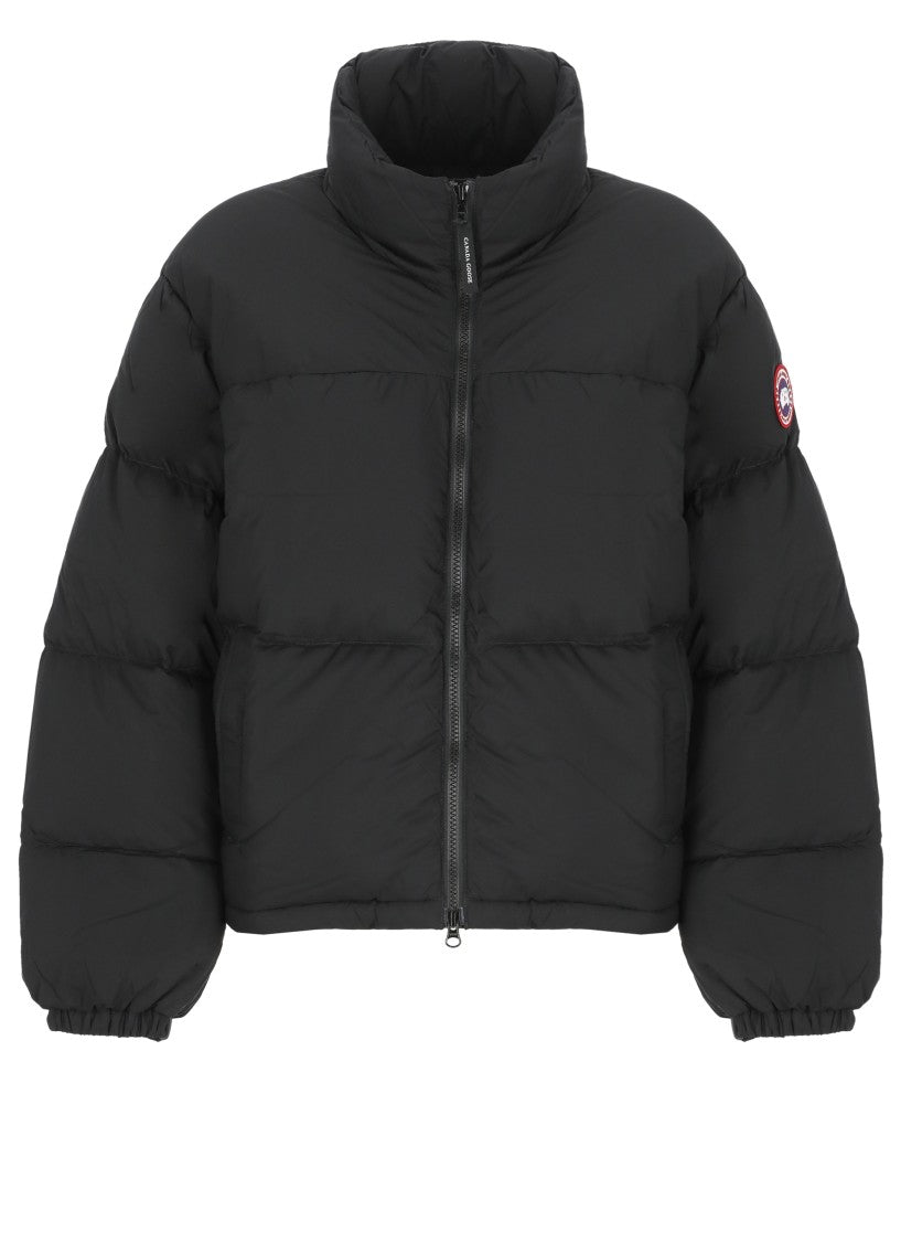Canada Goose Voluminous Black Padded Coat With High Neck
