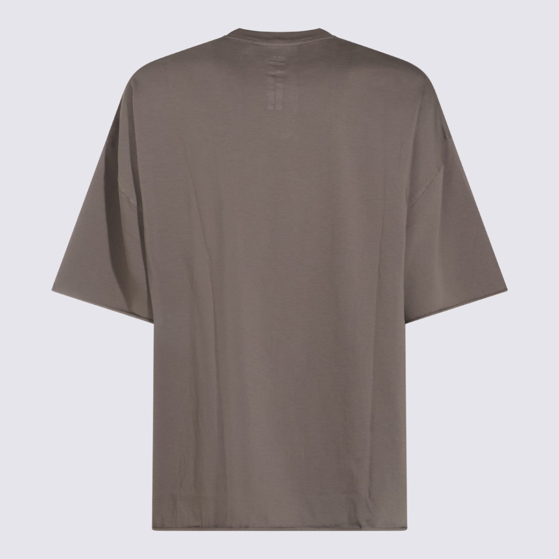 Rick Owens Oversized Minimalist T-Shirt With Dropped Shoulders And Round Neckline