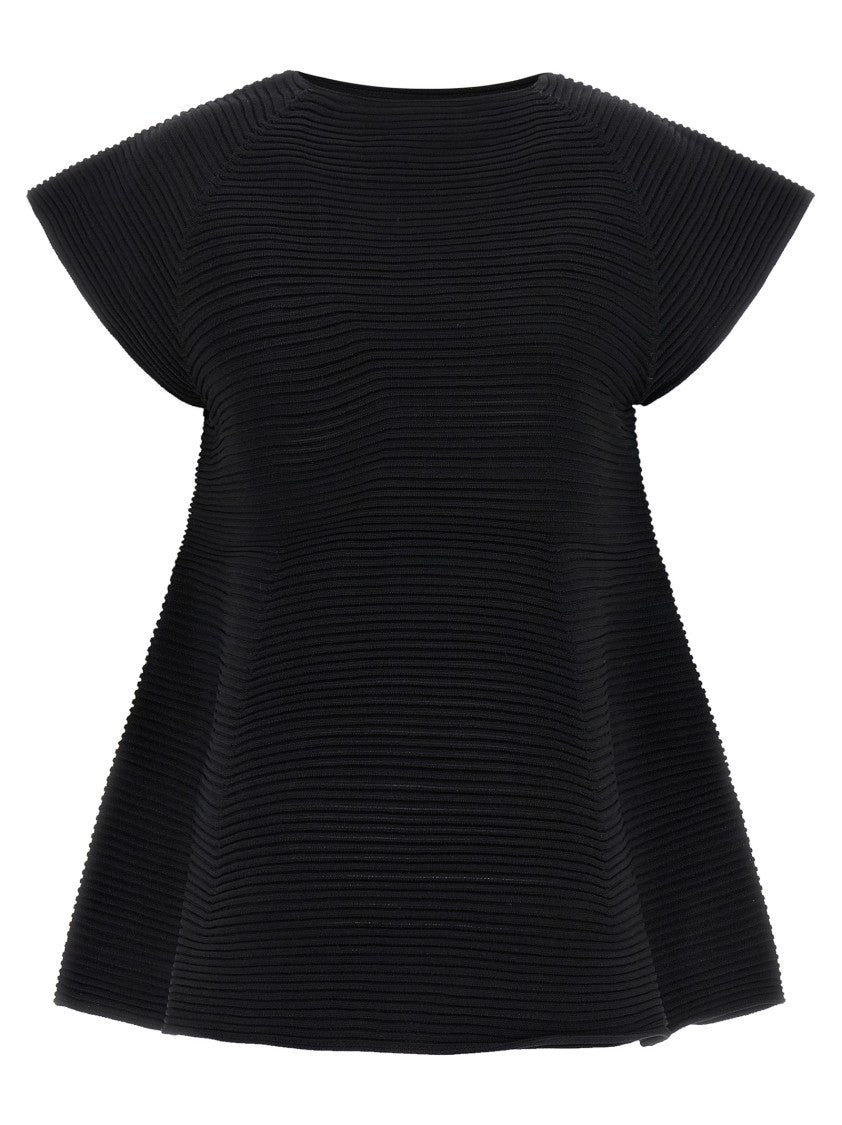 Issey Miyake 'Corrugated Knit' Dress