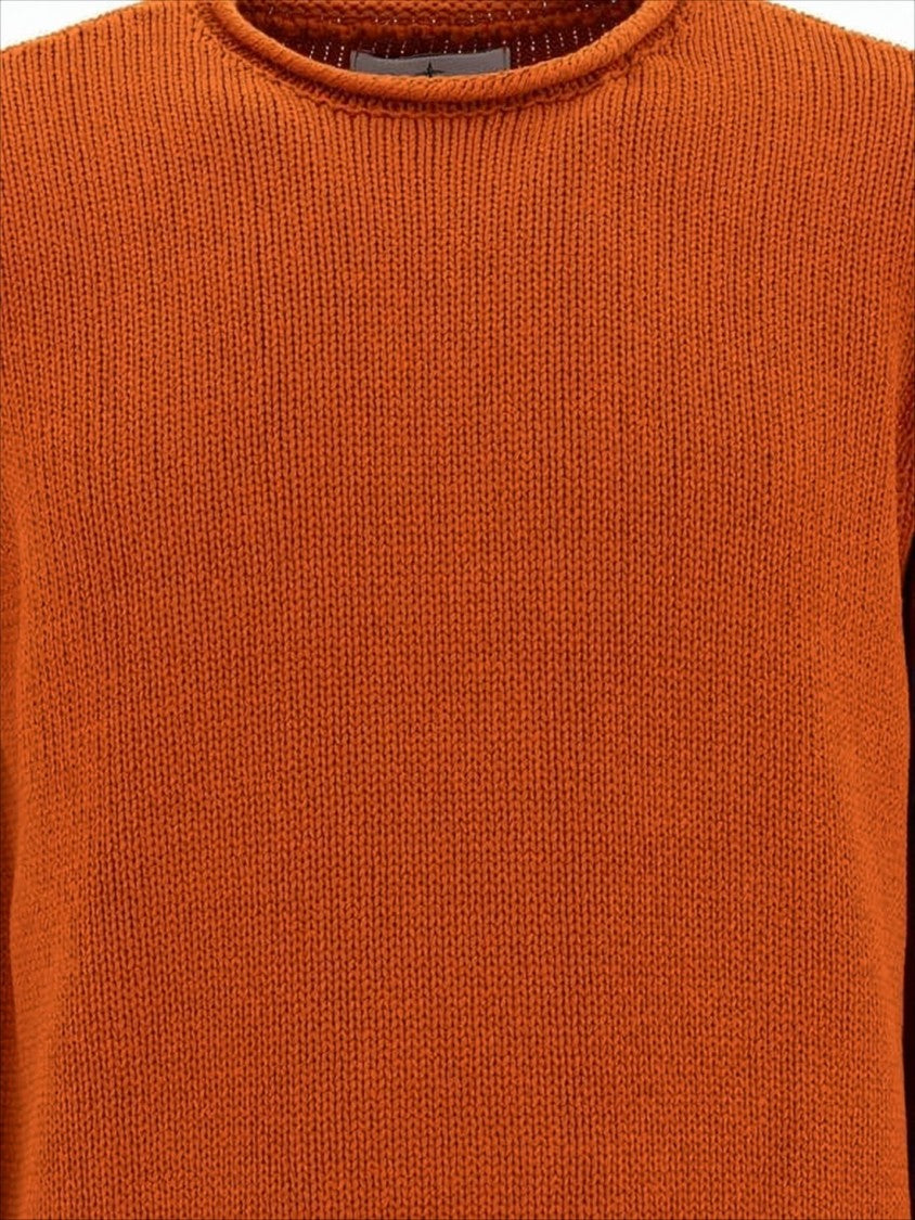 Stone Island Solid Knit Crew Neck Sweater