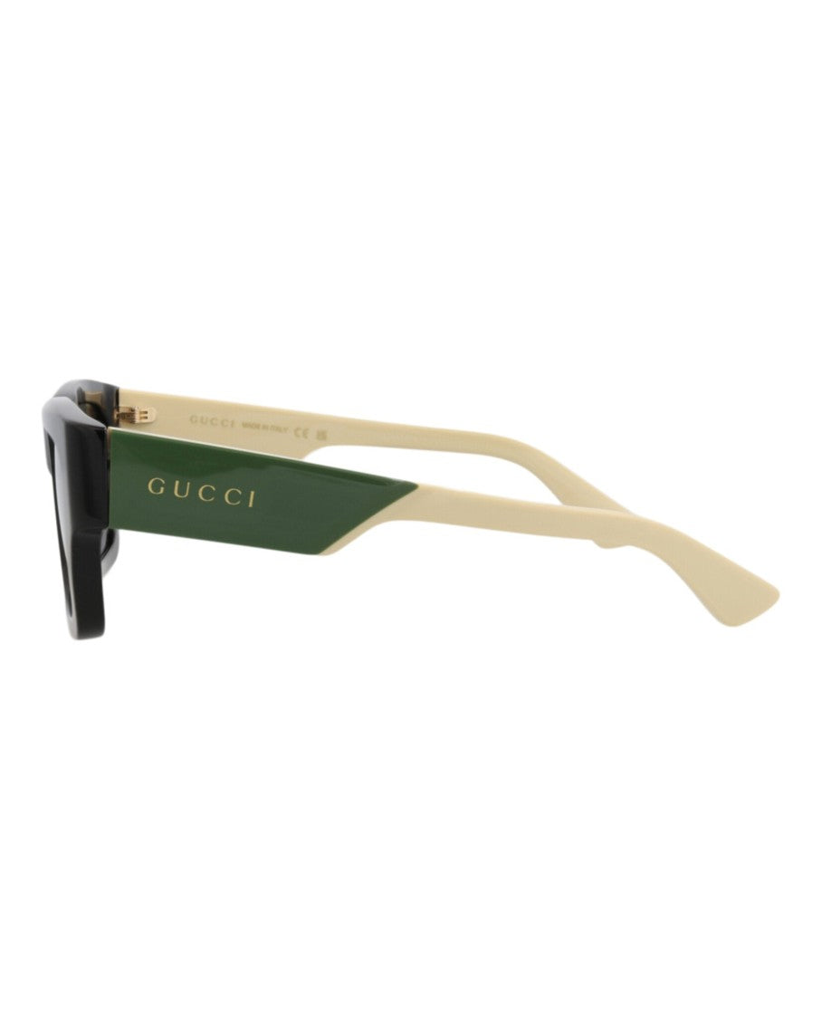 Gucci Square-Frame Recycled Acetate Sunglasses