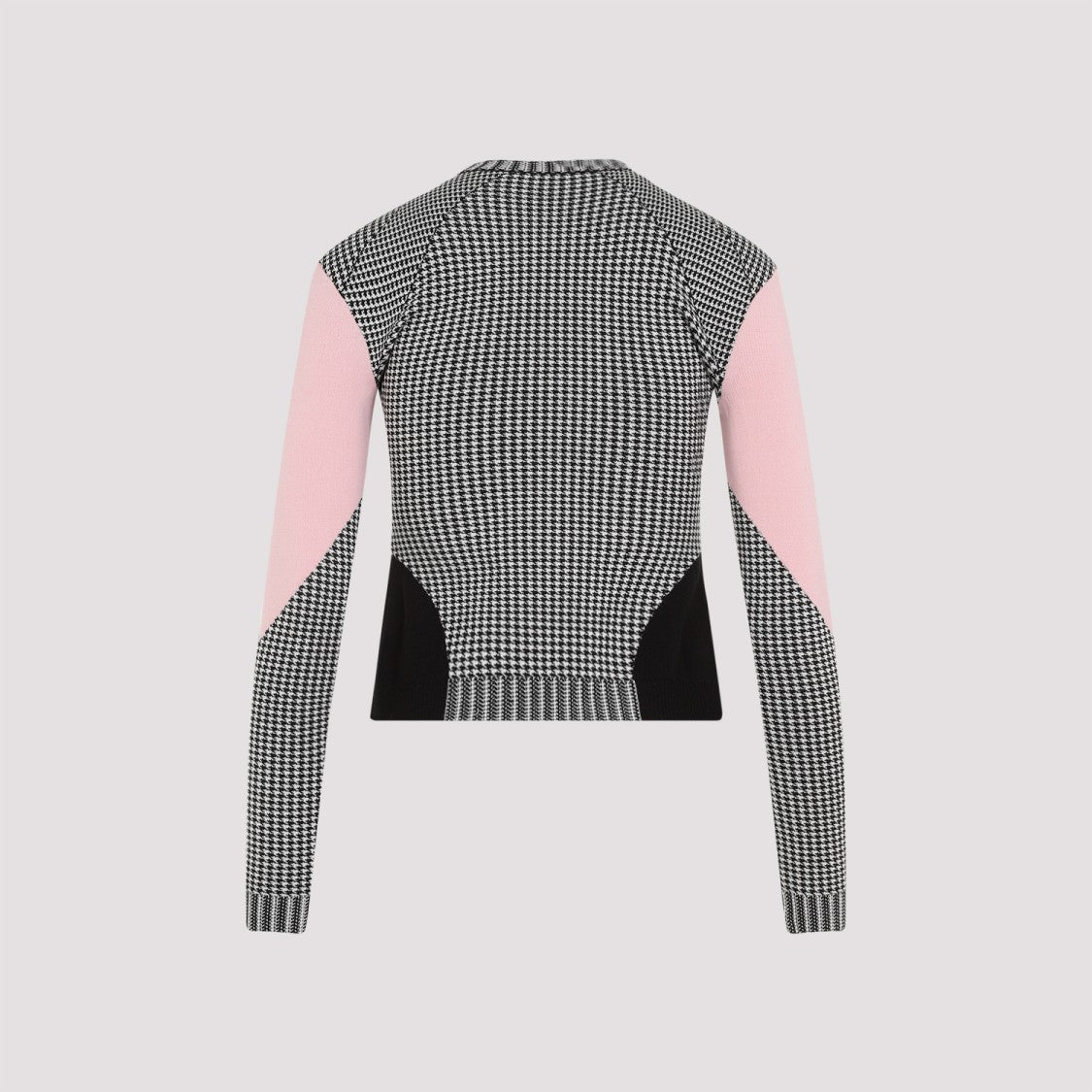 Alexander Mcqueen Houndstooth Wool Pullover