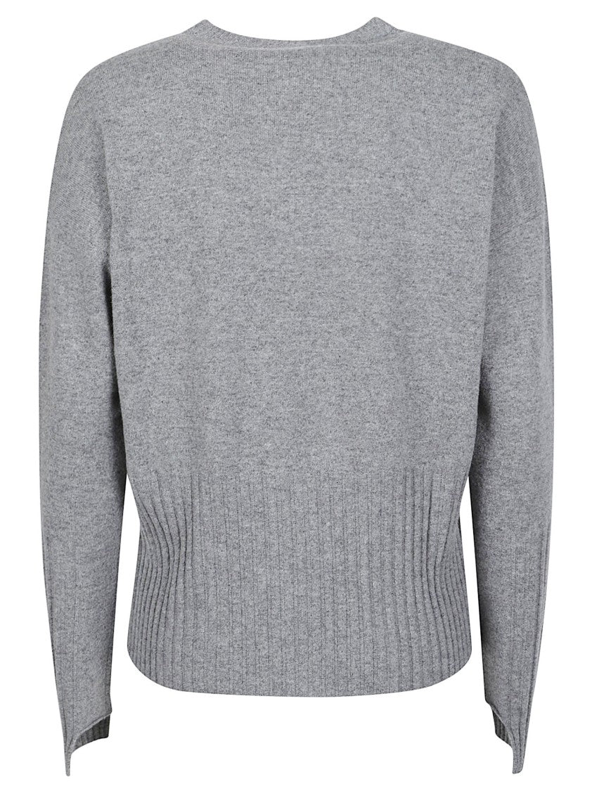 Drumohr Over Round Neck Merino Wool-Cashmere Sweater