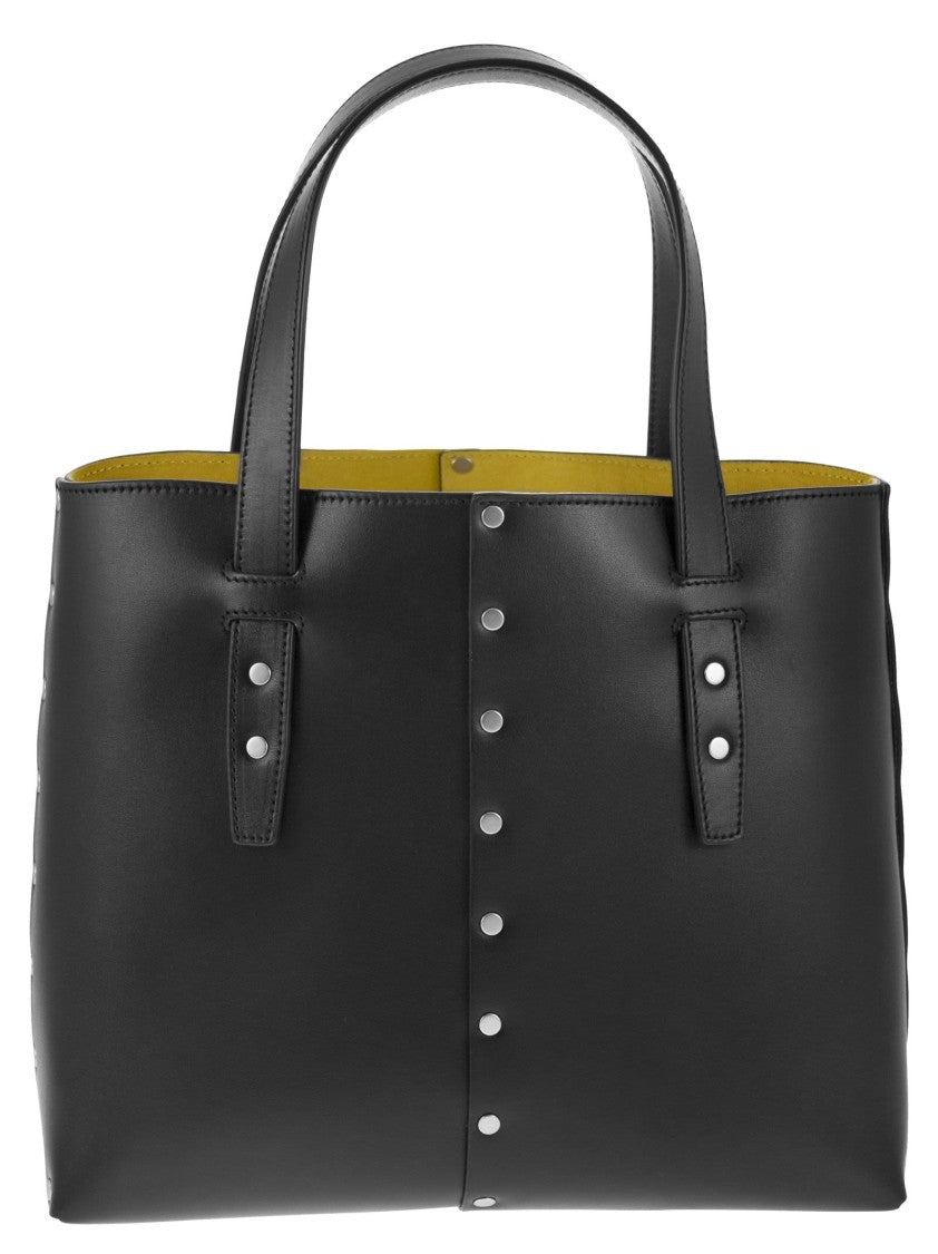 Fabiana Filippi Leather And Studded Tote Bag