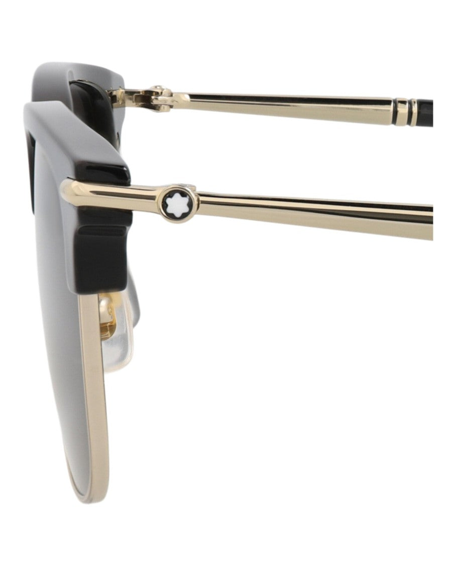 Montblanc Square-Frame Recycled Acetate Sunglasses