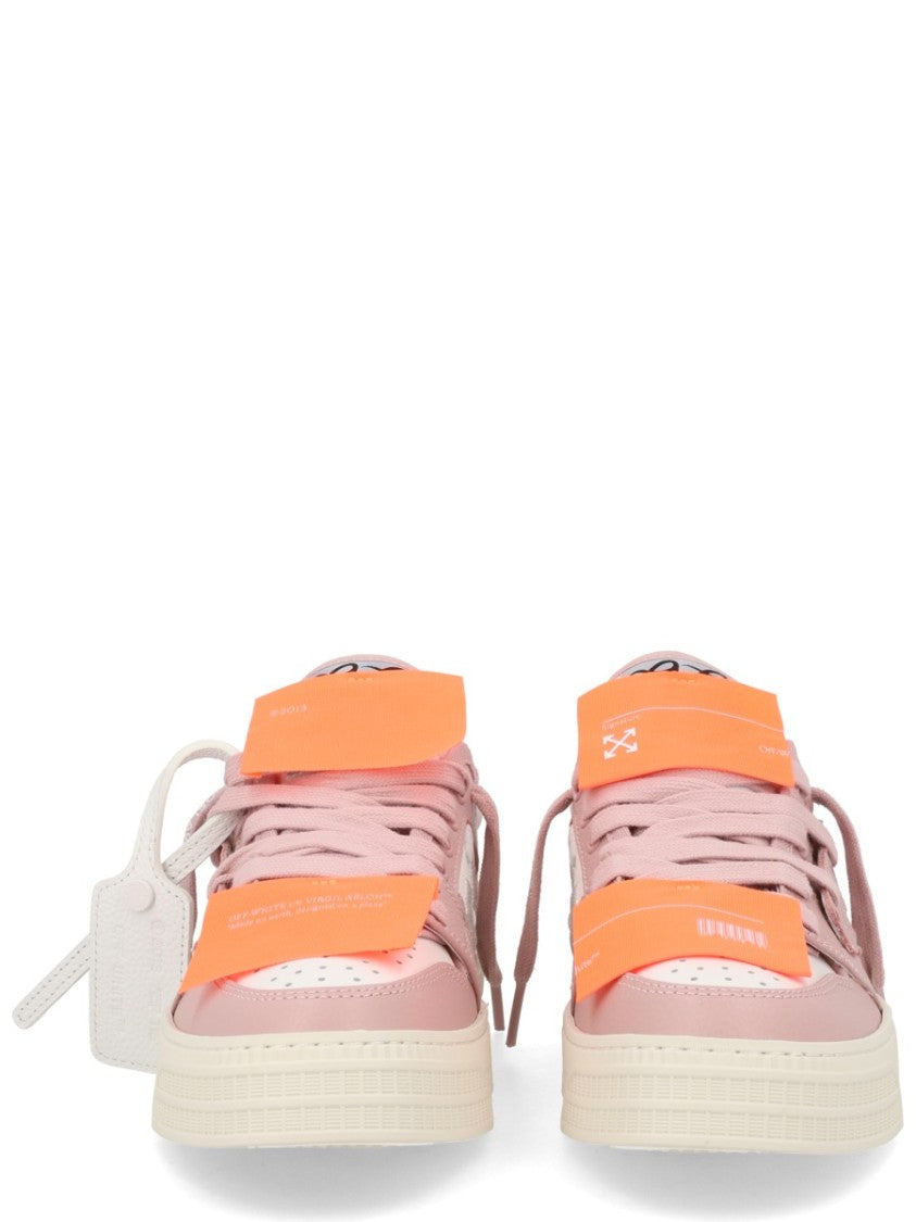 Off-White Pink Low Top 3.0 Court Sneakers