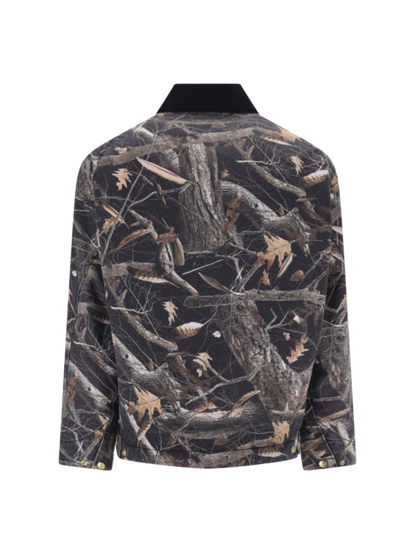 Carhartt Wip Camouflage Zip-Up Boxy Jacket