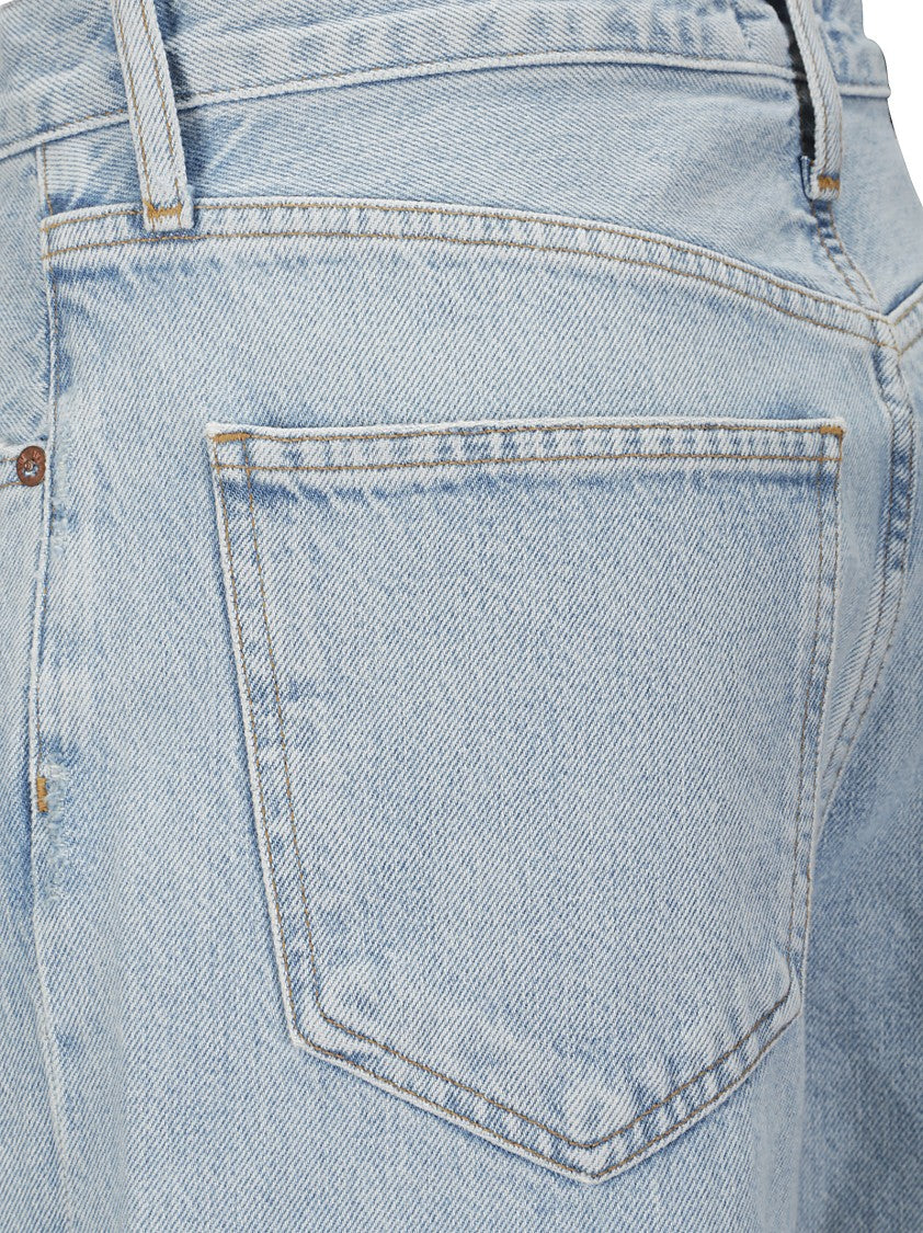 Agolde Jeans Dame Jean No Cuff In Conflict