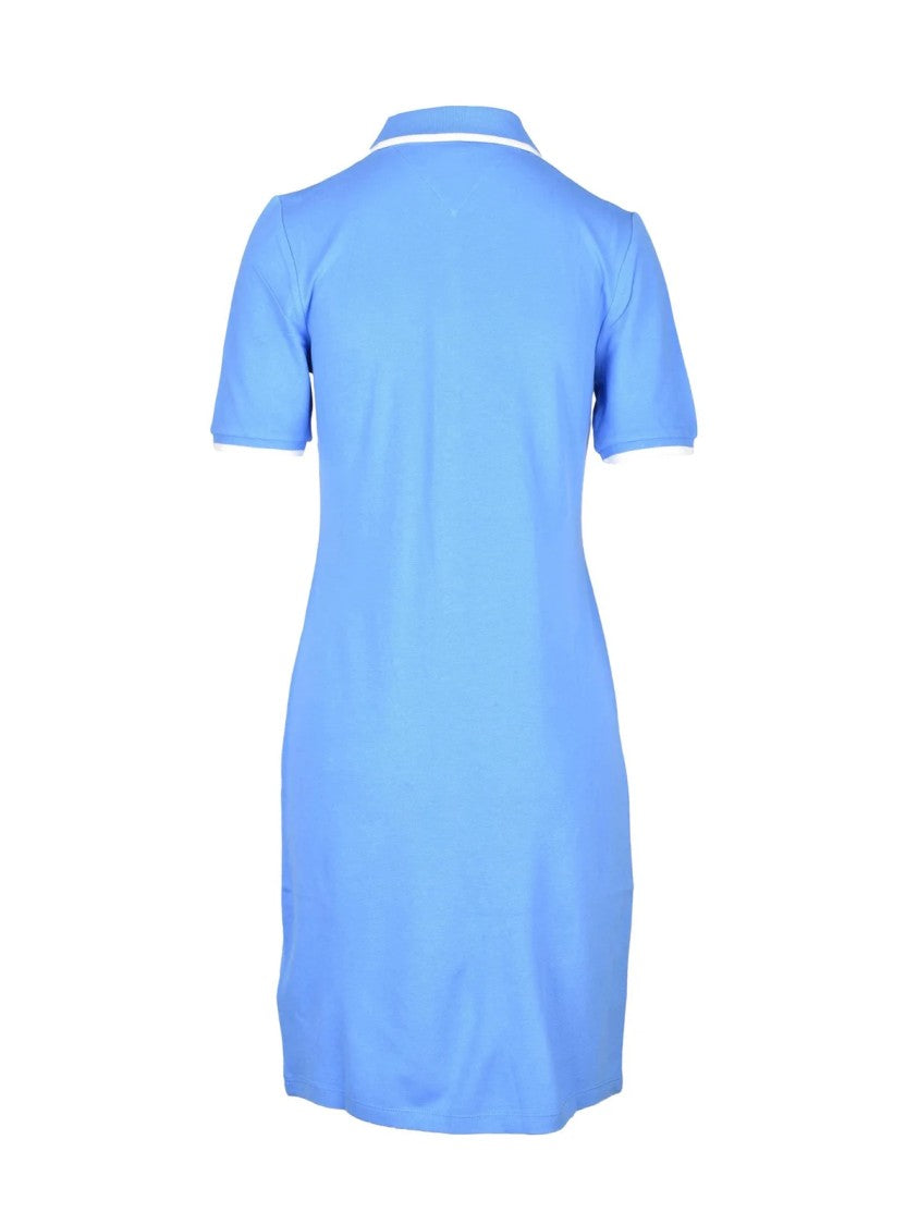 Tommy Hilfiger Polo Dress With Classic Collar And Embroidered Logo