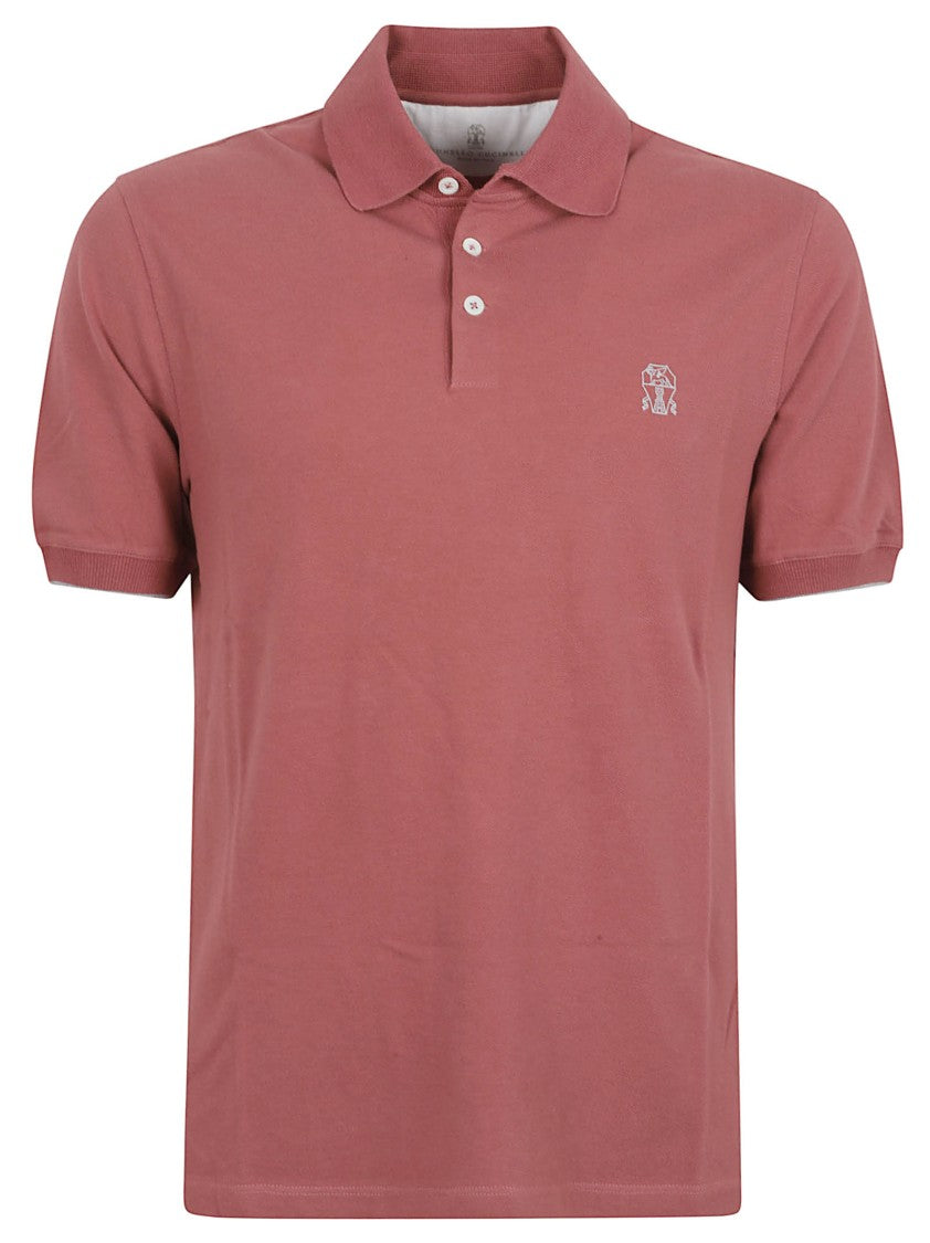 Brunello Cucinelli Classic Red Polo Shirt
