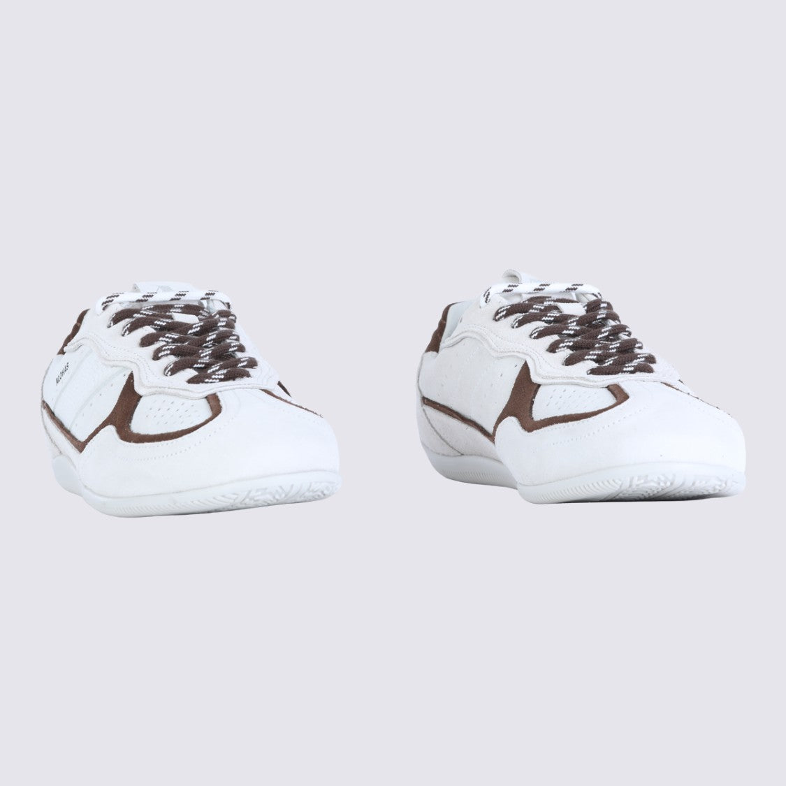 Alohas Low-Top Sneakers With Brown Suede Accents