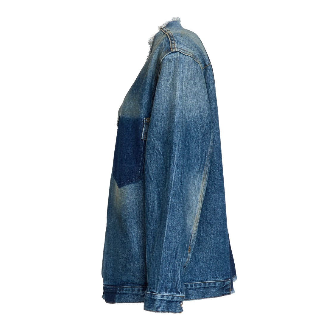 Department Five Stay Jacket In Firm Denim 12 2/3 Oz