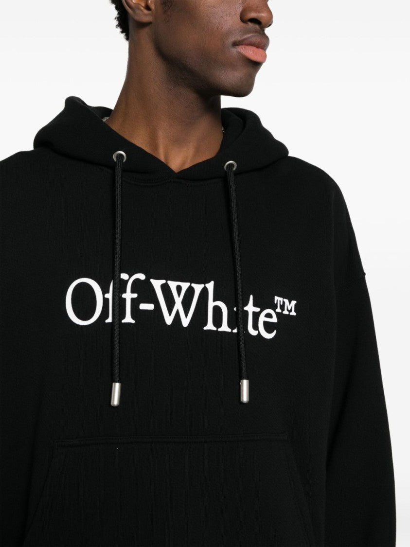 Off-White Relaxed Fit Black Hoodie
