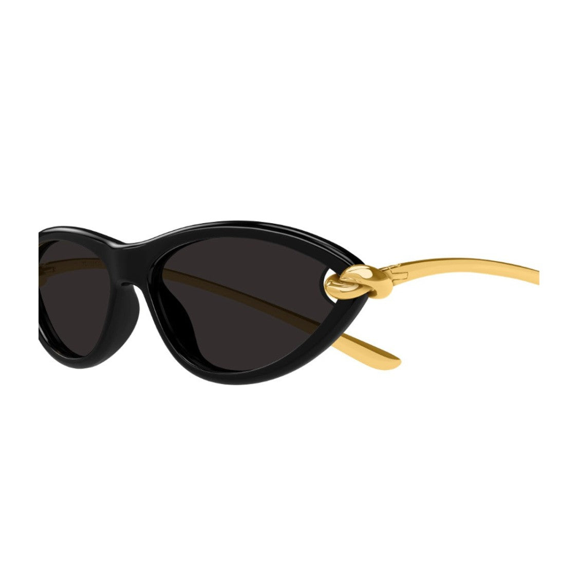 Bottega Veneta Black Bv1390s Signature Icons Cat-Eye Sunglasses