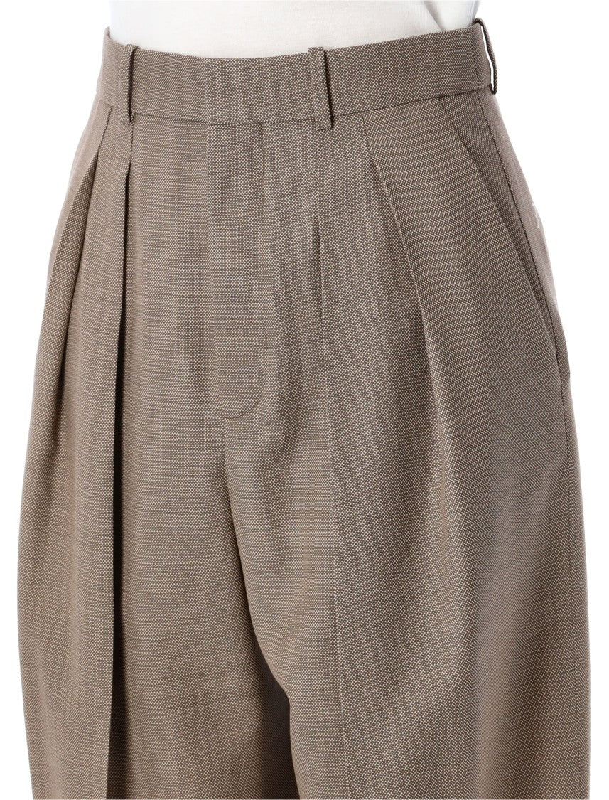 Saint Laurent High-Waisted Tailored Pants With Relaxed Fit