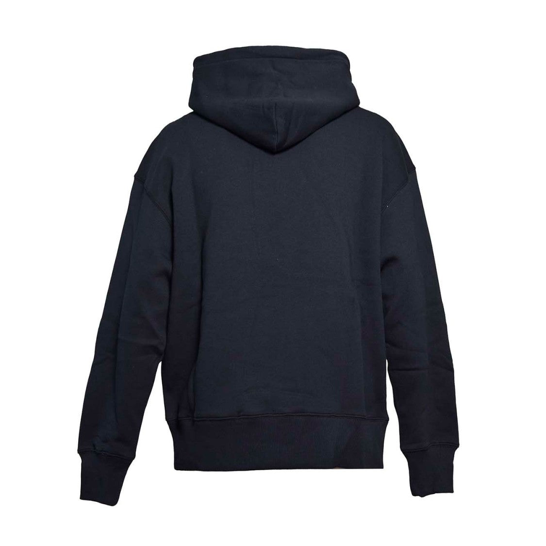 Msgm Black Cotton Hoodie