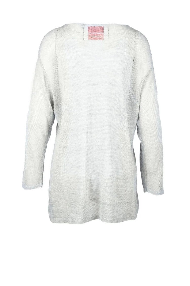Collection Privee? Heathered Grey Lightweight Sweater