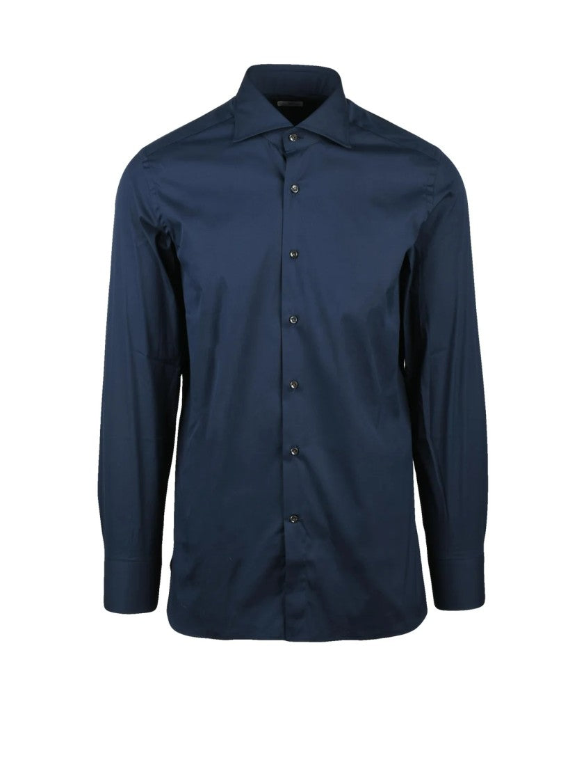 Sonrisa Slim Fit Technical Shirt With Structured Collar