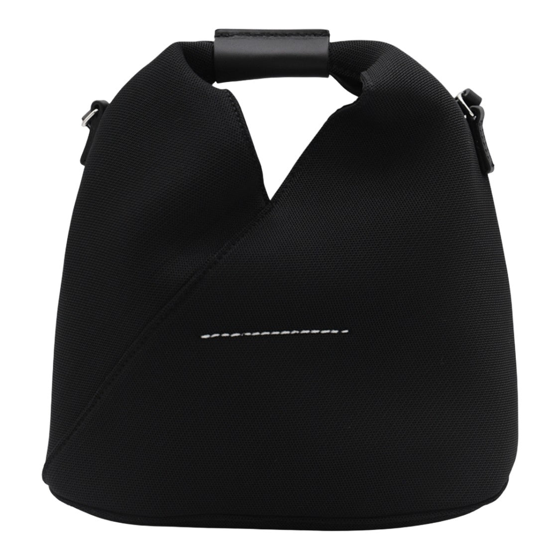 Mm6 By Maison Margiela Structured Black Bag