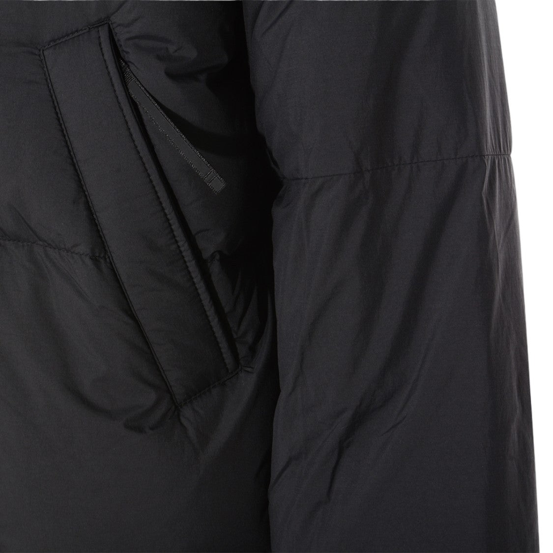 Canada Goose Cropped Puffer Coat With High Collar And Flap Pockets