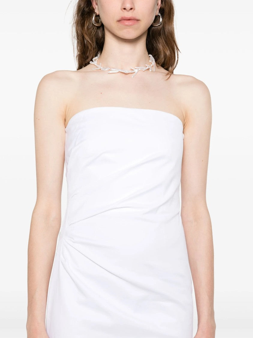 Max Mara Sleek Strapless Midi Dress