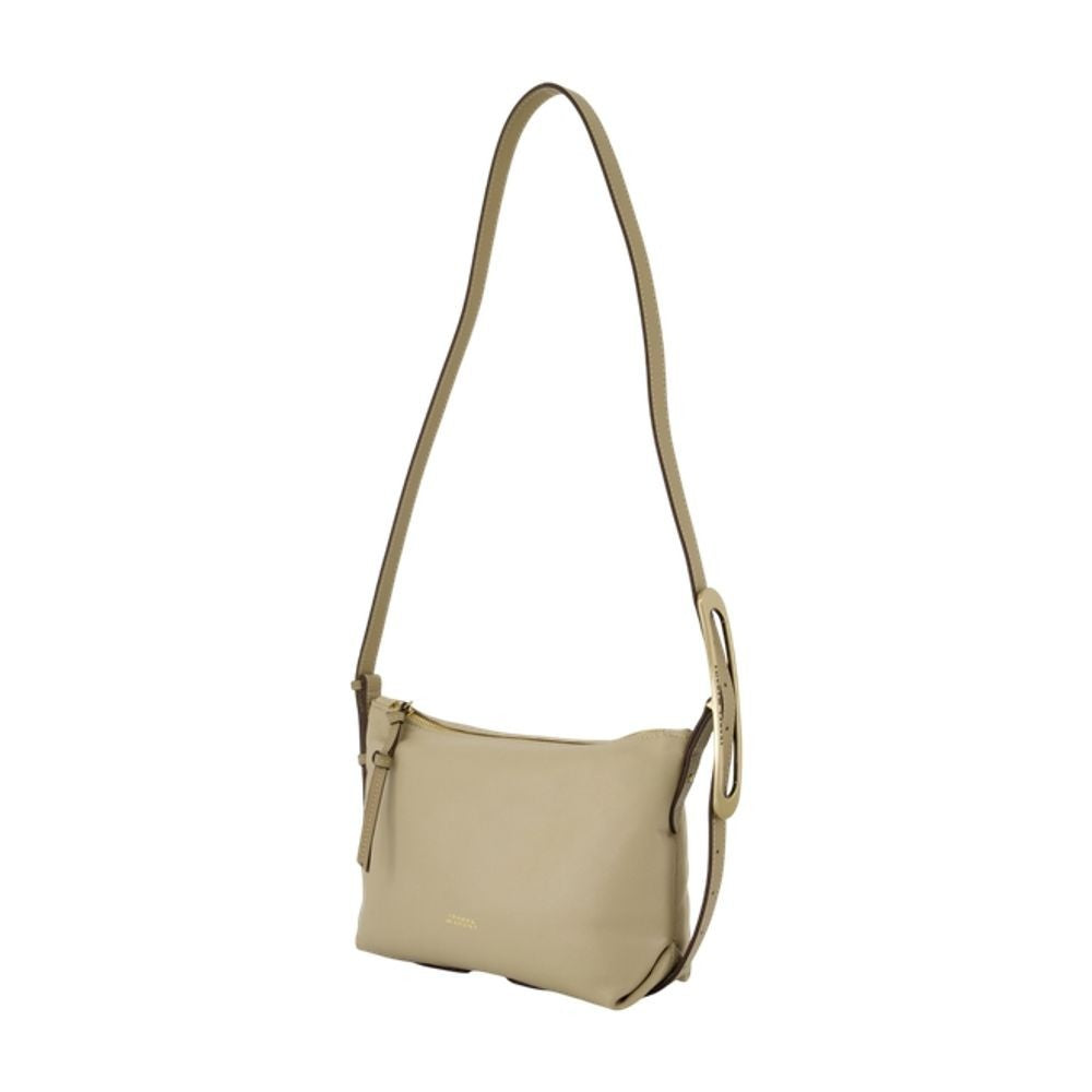 Isabel Marant Leyden Mini Gz Shoulder Bag - Leather - Beige