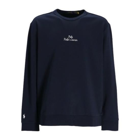 Polo Ralph Lauren Blue Long-Sleeve Cotton-Blend T-Shirt