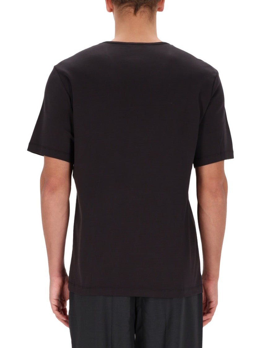 Lemaire White Cotton Crewneck T-Shirt
