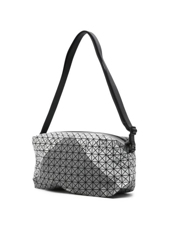 Baobao Silver Geometric Crossbody Shoulder Bag