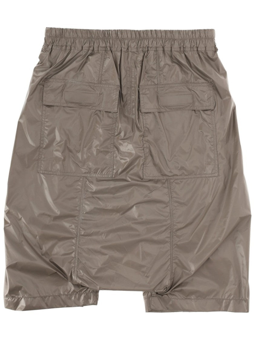 Drkshdw By Rick Owens Drawstring Pods Dropped Shorts