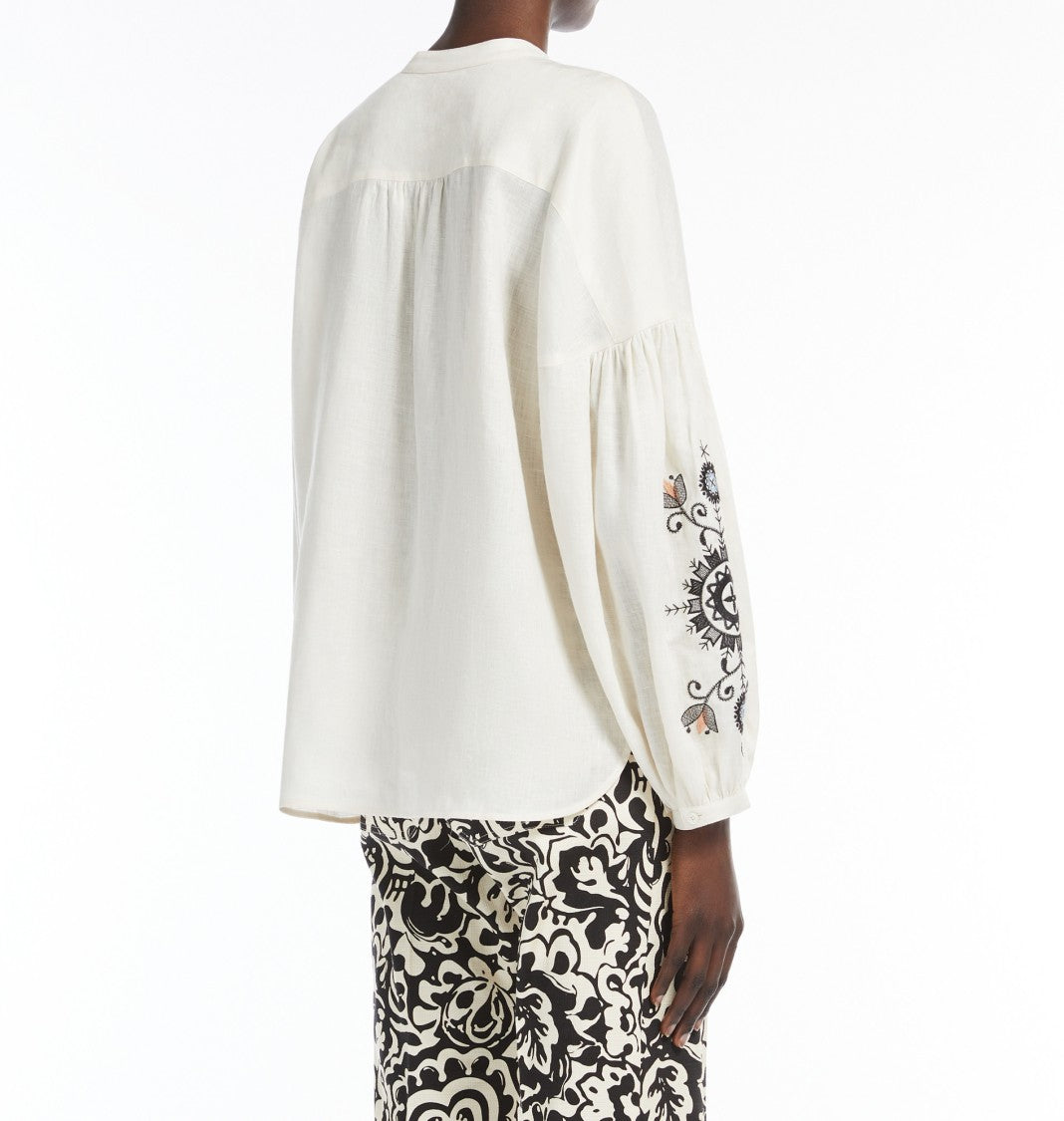 Max Mara Loose-Fitting Blouse With Button-Down Front