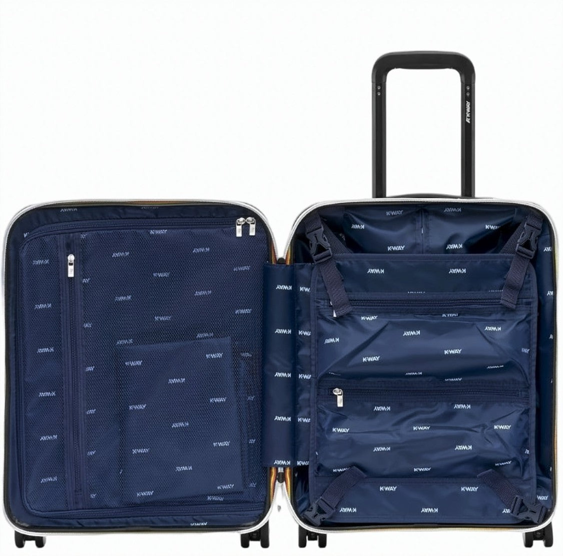 K-Way Eudoxie Logo Polycarbonate Carry On Luggage