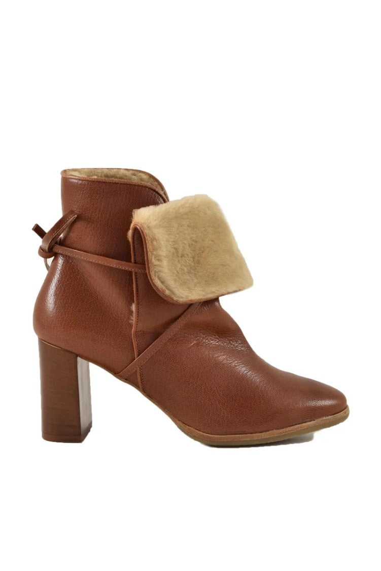 L Autre Chose Ankle Boot Heel 7.5Cm - Brown