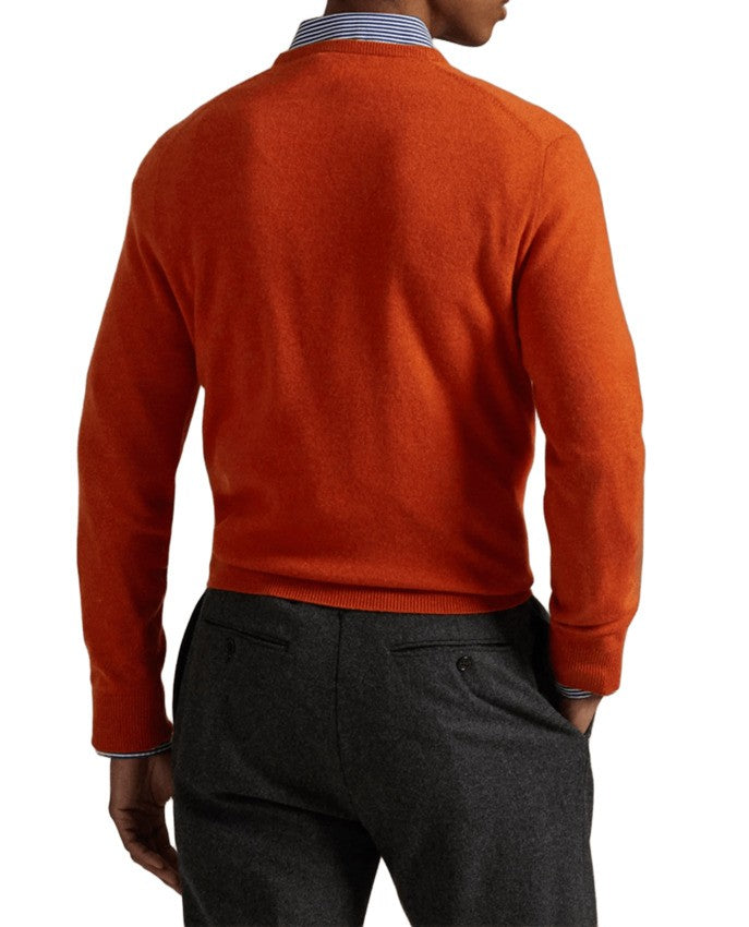 Polo Ralph Lauren Crewneck Sweatshirt In Fine Italian Wool