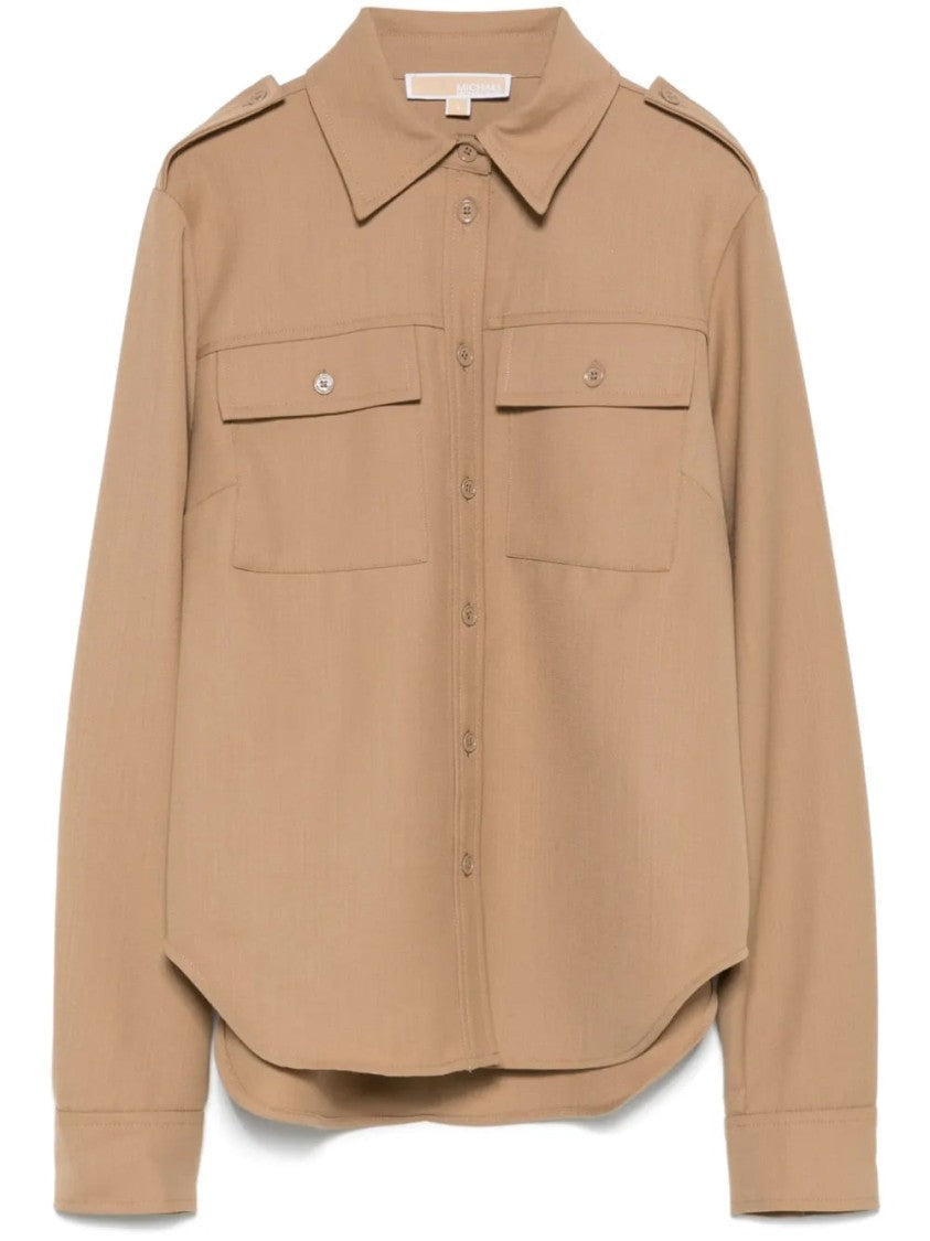 Michael Kors Fitted Army Shirt