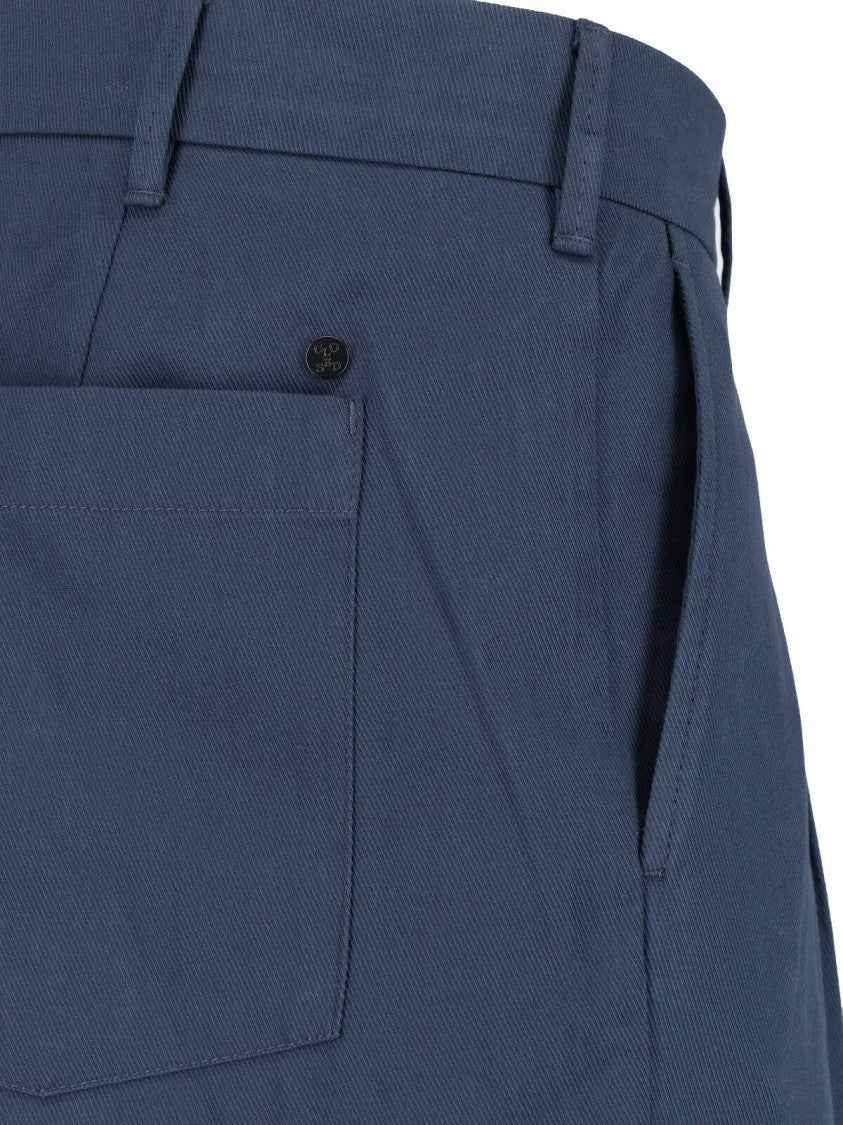 Closed Blue Blomberg Straight-Leg Cotton Pants