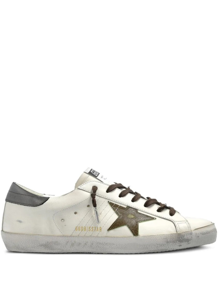 Golden Goose Low-Top Sneakers With Distressed Finish And Star Detail