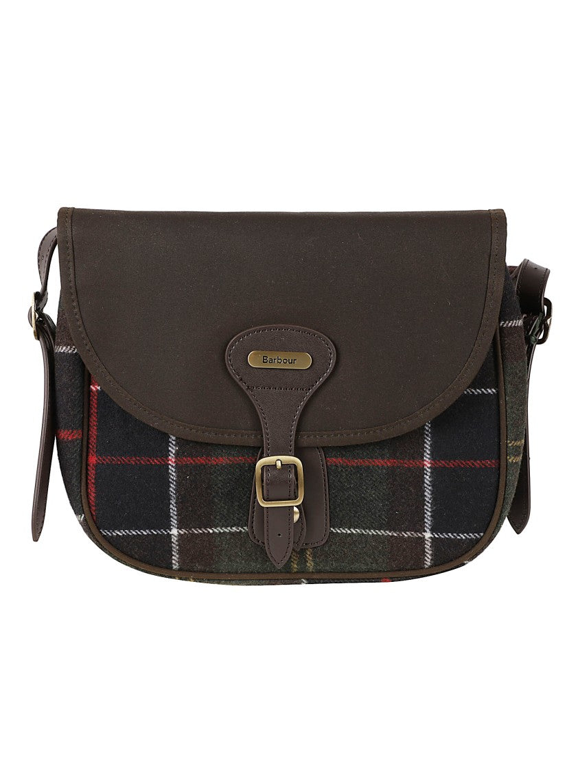 Barbour Cromarty Tartan Wool Blend Shoulder Bag