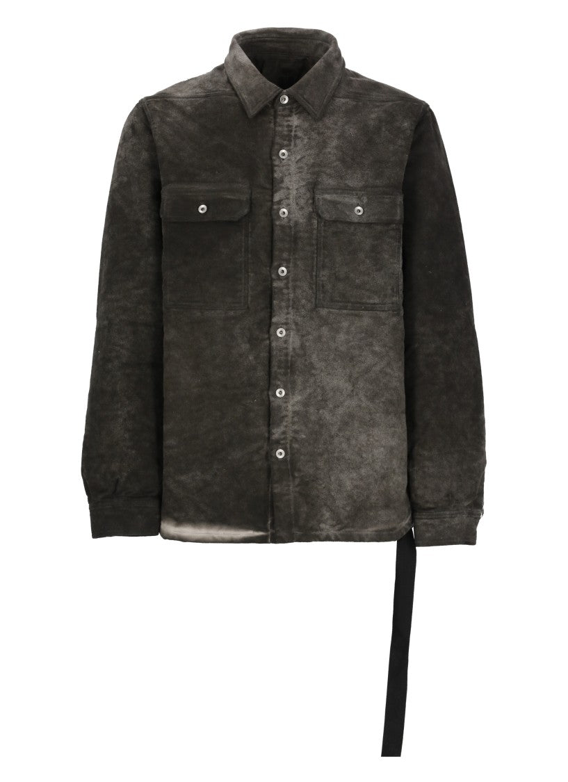 Drkshdw By Rick Owens Brown Padded Cotton Jacket