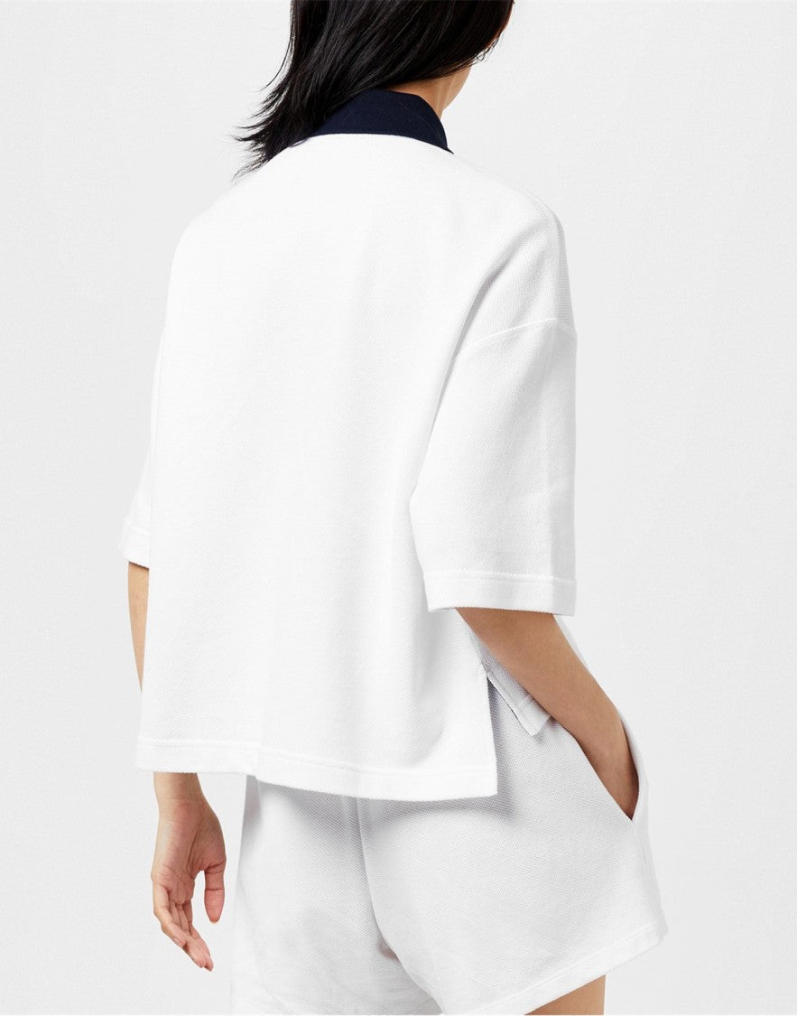 Moncler Logo Embroidered Short-Sleeved Polo Shirt